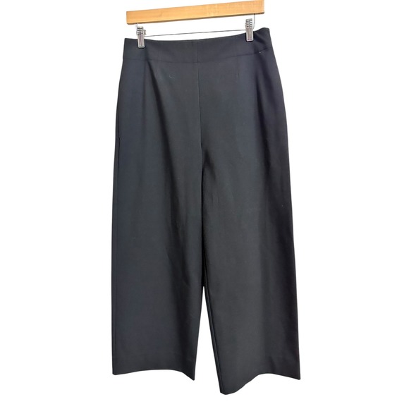 Rebecca Taylor Pants - Tailored by Rebecca Taylor Black clean suit Cropped Wide Leg Pant 10 $295